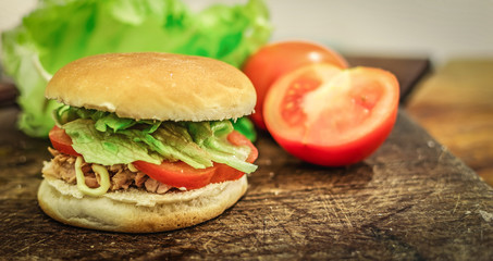 sandwich with vegetables