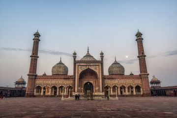 jama masjid sunrise