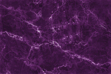 Obraz na płótnie Canvas Dark purple marble texture background with high resolution, counter top view of natural tiles stone in seamless glitter pattern and luxurious.