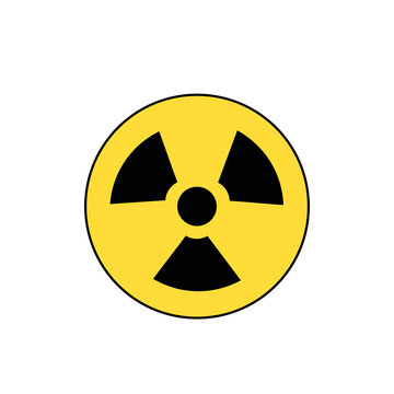  radiation sign.vector