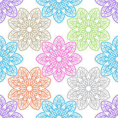 Obraz premium Ornamental seamless pattern