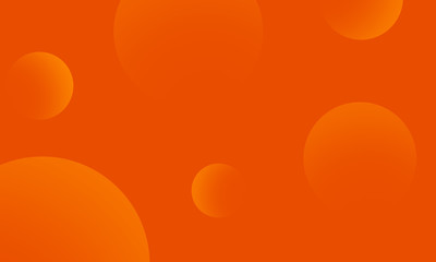 Orange circles gradient on orange abstract background. Modern graphic design element.
