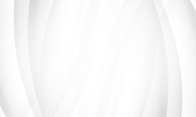 Abstract wave white and gray gradient geometric background. With space for concept design Technology and modern.