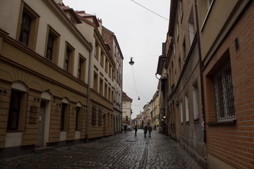 Fototapeta premium The old Jewish district of Kazimierz, the city of Krakow, in which the Jewish community lived for 600 years.