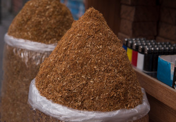 Tobacco ready to be smoked