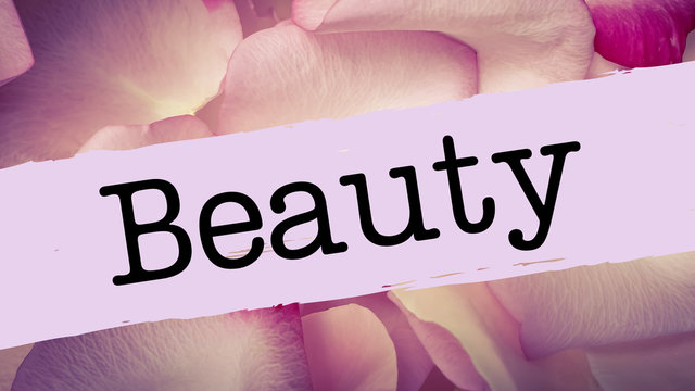 Beauty Word Text Beautiful Cosmetics