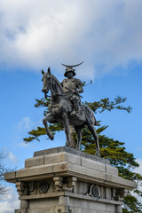 伊達政宗騎馬像