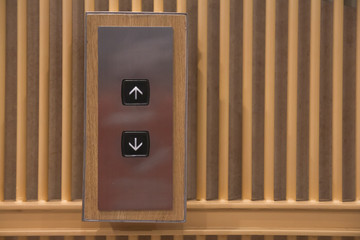Control pad of the elevator