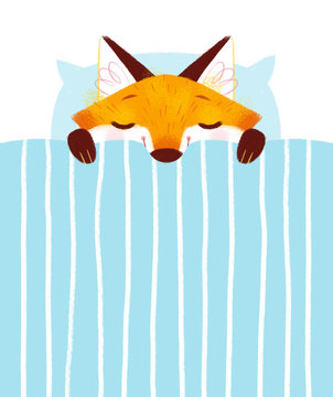 Sleeping Baby Fox