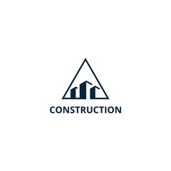 Building Construction Real Estate Logo Template Vector Icon