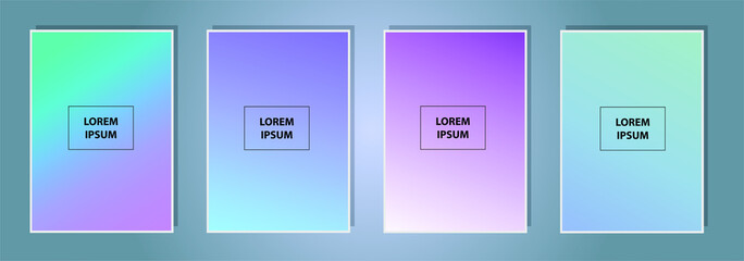 Modern vibrant gradient background. Creative template for design, cover, banner, poster, mobile app