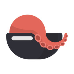 seafood soap flat color vector icon