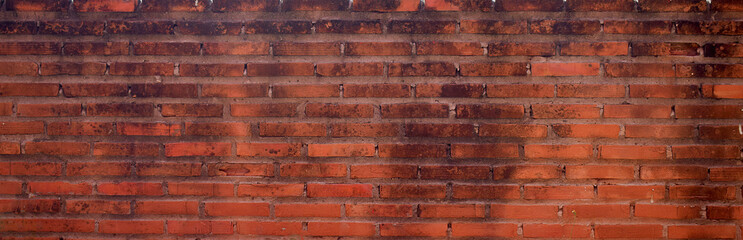 Vintage red brick wall texture 