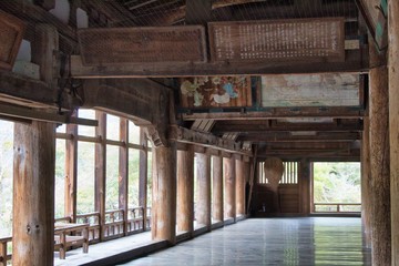Fototapeta na wymiar Inside of a Japanese palace 1