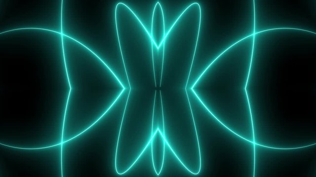 Vj Green Neon Background 