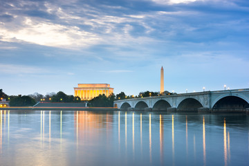 Washington DC, USA Skyline on the River