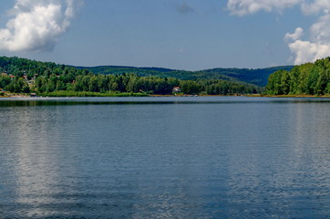 Landscape by Vlasinsko lake in Sarbia
