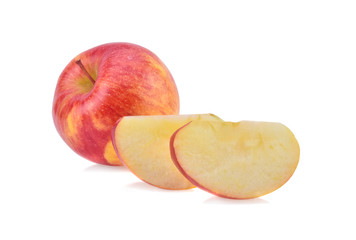 red apples isolated on the white background