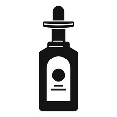Tequila bottle icon. Simple illustration of tequila bottle vector icon for web design isolated on white background