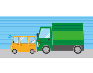 あおり運転　自動車　トラック　危険運転