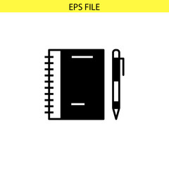 Sketchings tools icon. EPS file