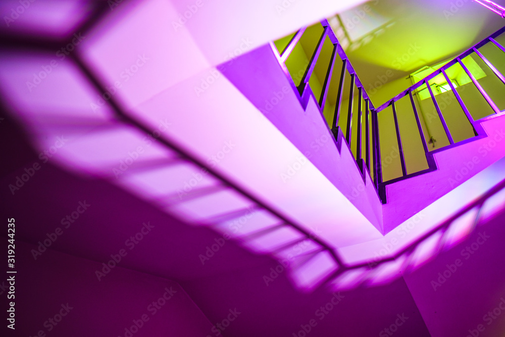 Poster staircase