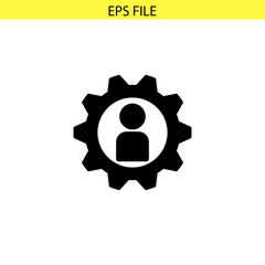 Production manager icon. EPS file