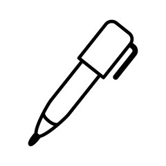 Pen icon vector sign and symbol on trendy design