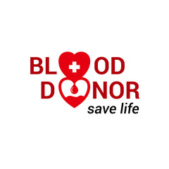 blood donor save life banner poster. blood donation vector design