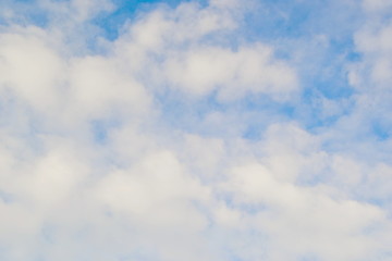 blue sky with white clouds