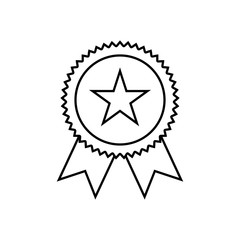 Achieve vector icon illustration sign. Award vector icon. medal Vector icon . Achievement