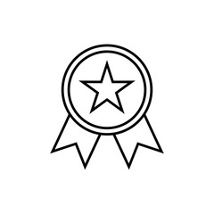 Achieve vector icon illustration sign. Award vector icon. medal Vector icon . Achievement
