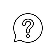 Help icon vector. Help Sign Symbol Vector Logo Template. Question Mark icon