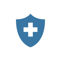 Insurance icon vector isolated on white background . Medical Insurance Icon.