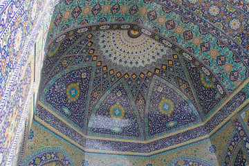 Qum, Iran - May 4, 2017: stunning beauty of the ancient Shiite mosque Jamkaran is one of the...