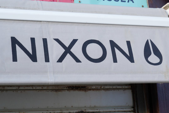 nixon store logo sign shop surf board fashion