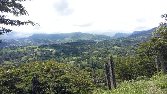 Paisaje natural de Fusagasuga Colombia