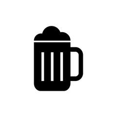 Beer icon vector. Beer Icon in trendy flat style