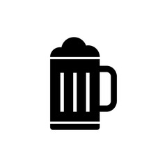 Beer icon vector. Beer Icon in trendy flat style