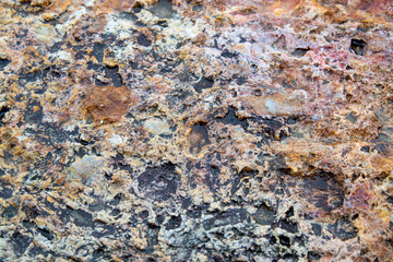 Naklejka premium まだら模様の岩