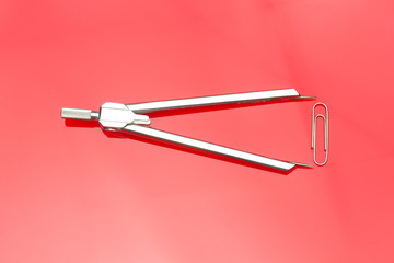 Compass to make circles and take measurements on the planes