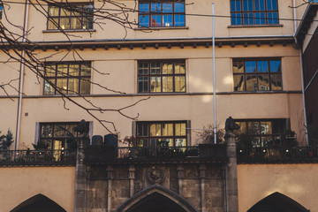 Fototapeta premium City architecture. Cozy streets. Atmosphere. Stuttgart Germany