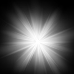 Glow light effect. Star burst with sparkles.Sun.