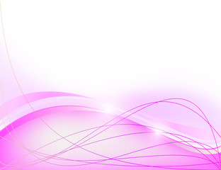 Abstract decor wave vector background illustration curve line art design