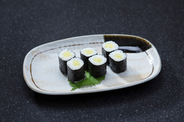 Oshinko vegetable maki the Japanese food