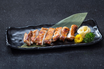 Grilled pork buta yaki Japanese food style