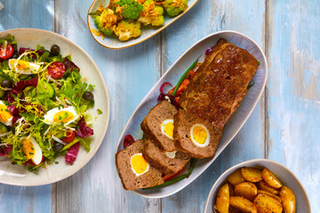 Gefüllter Hackbraten