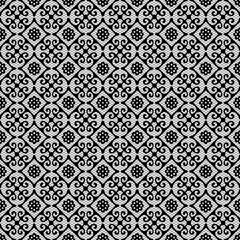 seamless black lace decorative background pattern