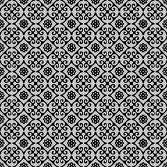 seamless black lace decorative background pattern