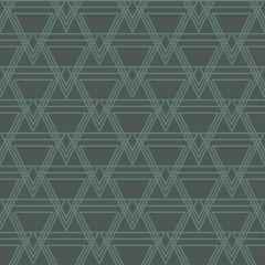 green seamless patern, art deco style